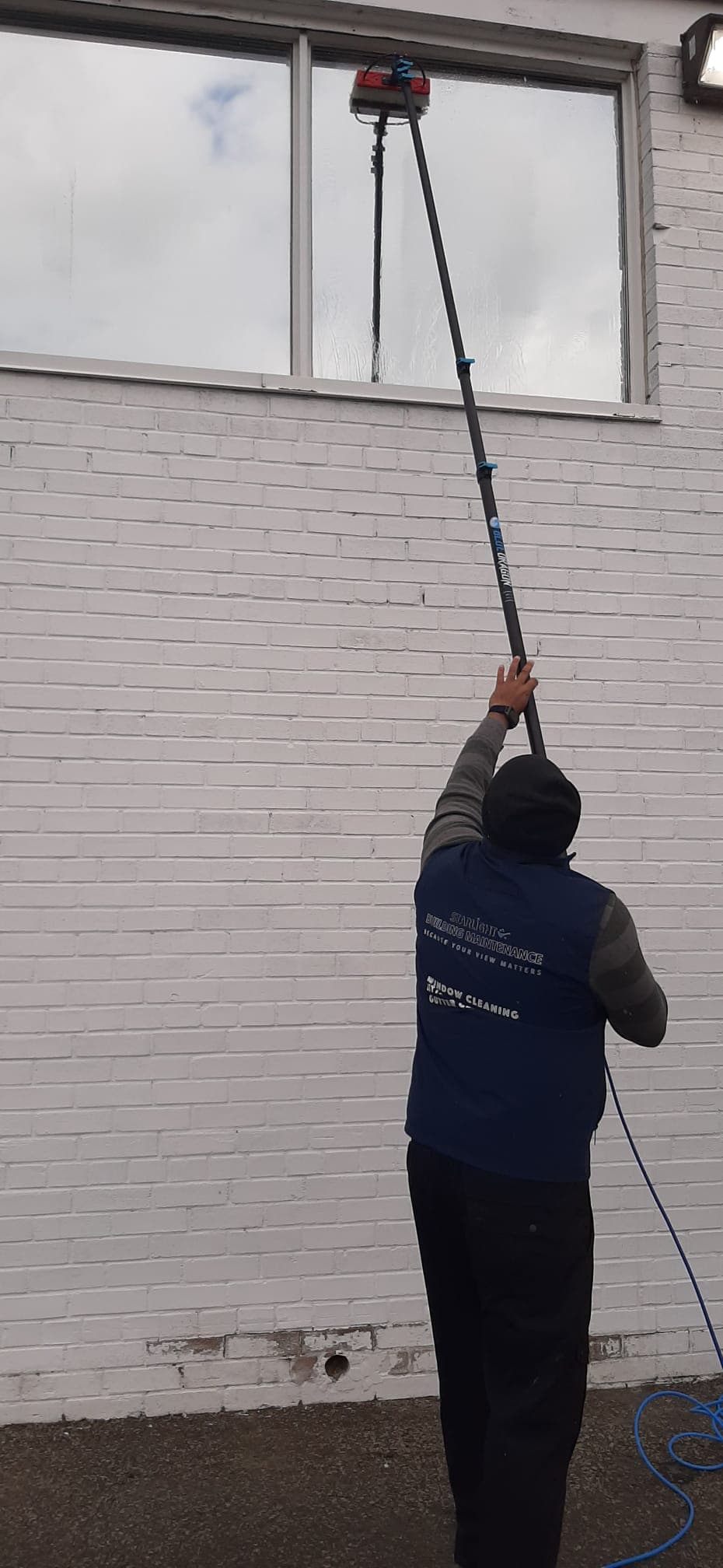 Local quality window cleaning in action